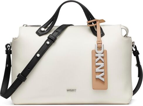 DKNY womens Louisa Medium Satchel Bag With Adjustable Straps and Logo Tag in Saudi Arabia