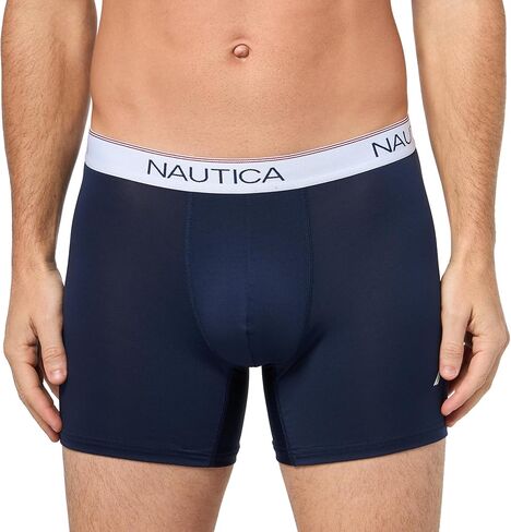 Nautica mens 4 Pack Stretch Micro Boxer Briefs in Saudi Arabia