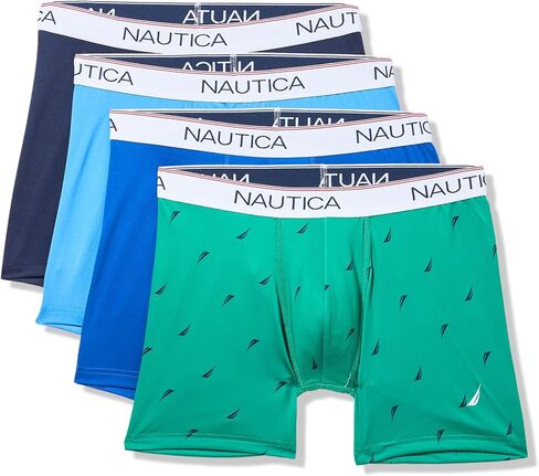 Nautica mens 4 Pack Stretch Micro Boxer Briefs in Saudi Arabia