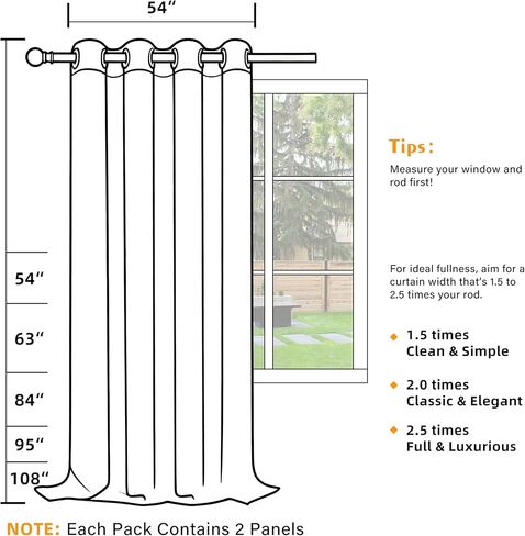 4-Panel-Curtain 100% Blackout, 84 Inch Length for Bedroom Living Room, Grommet Thermal Insulated Room Darkening Drapes, Light Blocking Window Treatment Decor, Pack of 4, 54x84, Taupe in Saudi Arabia