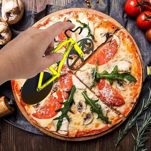 Collector's Edition Plastic Bicycle Decor - Detailed Miniature for Collectors and Fun Pizza Night Addition Orange in Saudi Arabia