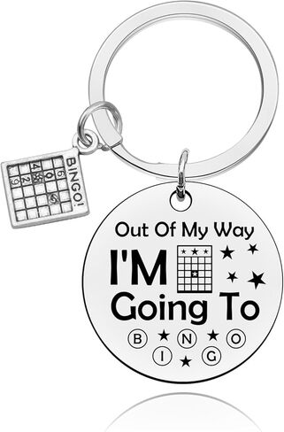 Baipilu Bingo Gifts for Women Men Funny Bingo Gifts for Men Keychain Bingo Gifts Bingo Lovers Gift Bingo Game Gifts Keychain Bingo Player Gift Bingo Christmas Birthday Graduation Gifts Keychain in Saudi Arabia