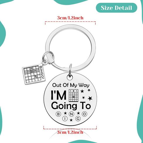 Baipilu Bingo Gifts for Women Men Funny Bingo Gifts for Men Keychain Bingo Gifts Bingo Lovers Gift Bingo Game Gifts Keychain Bingo Player Gift Bingo Christmas Birthday Graduation Gifts Keychain in Saudi Arabia