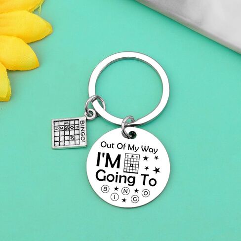 Baipilu Bingo Gifts for Women Men Funny Bingo Gifts for Men Keychain Bingo Gifts Bingo Lovers Gift Bingo Game Gifts Keychain Bingo Player Gift Bingo Christmas Birthday Graduation Gifts Keychain in Saudi Arabia