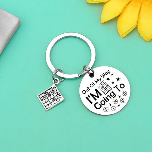 Baipilu Bingo Gifts for Women Men Funny Bingo Gifts for Men Keychain Bingo Gifts Bingo Lovers Gift Bingo Game Gifts Keychain Bingo Player Gift Bingo Christmas Birthday Graduation Gifts Keychain in Saudi Arabia