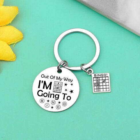 Baipilu Bingo Gifts for Women Men Funny Bingo Gifts for Men Keychain Bingo Gifts Bingo Lovers Gift Bingo Game Gifts Keychain Bingo Player Gift Bingo Christmas Birthday Graduation Gifts Keychain in Saudi Arabia