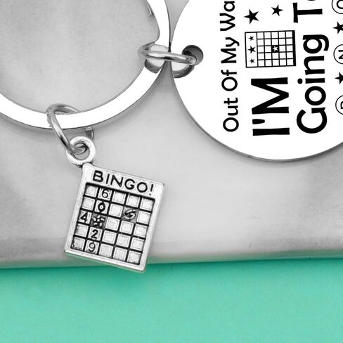 Baipilu Bingo Gifts for Women Men Funny Bingo Gifts for Men Keychain Bingo Gifts Bingo Lovers Gift Bingo Game Gifts Keychain Bingo Player Gift Bingo Christmas Birthday Graduation Gifts Keychain in Saudi Arabia