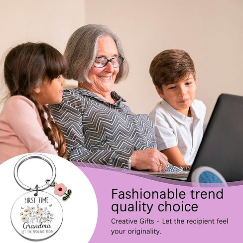 New Grandma Gifts First Time 2026 Promoted to Grandma 2026 keychain Gifts from Grandkids Christmas Mothers Day Present Ideas in Saudi Arabia