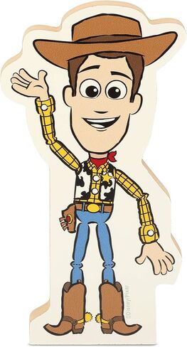 Disney Pixar Toy Story 2 Cowboy Woody Shelf Sitter Decor - Chunky Wood Block Cutout for Kids' Bedroom, Play Room or Nursery in Saudi Arabia