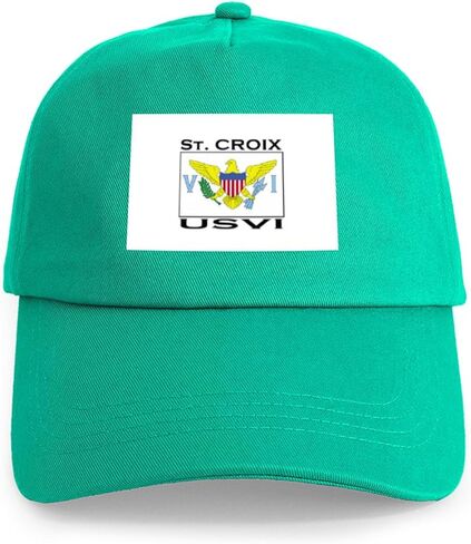 CafePress St. Croix, USVI Flag Cap Adjustable Baseball Cap in Saudi Arabia