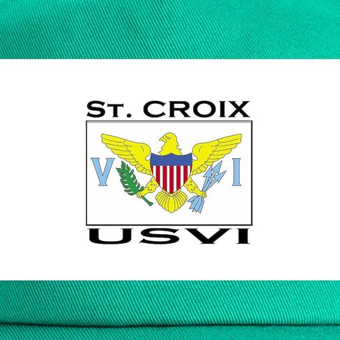 CafePress St. Croix, USVI Flag Cap Adjustable Baseball Cap in Saudi Arabia