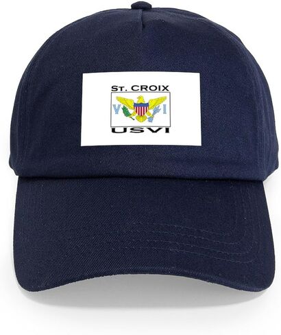 CafePress St. Croix, USVI Flag Cap Adjustable Baseball Cap in Saudi Arabia
