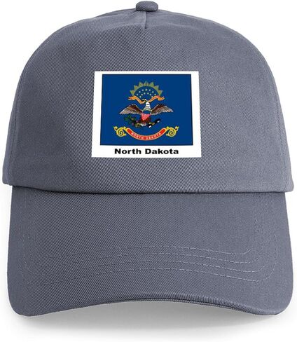 قبعة CafePress I Love North Dakota قبعة بيسبول قابلة للتعديل in Kuwait