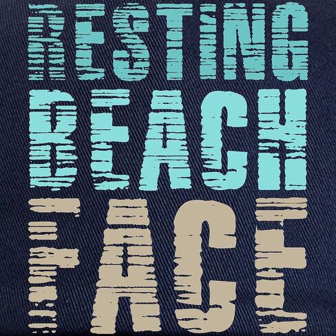 CafePress Resting Beach Face Color Cap Adjustable Baseball Cap in Saudi Arabia