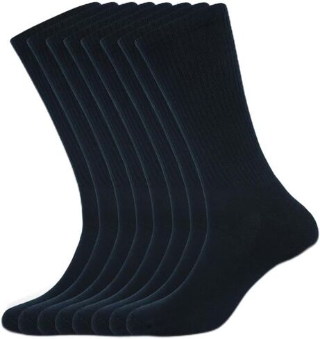 Performance Crew Socks for Men – Soft, Breathable Cotton Socks for Athletics, Training, Outdoor Sports & Daily Wear in Saudi Arabia