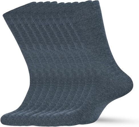 Performance Crew Socks for Men – Soft, Breathable Cotton Socks for Athletics, Training, Outdoor Sports & Daily Wear in Saudi Arabia