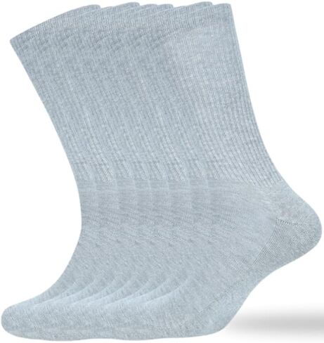 Performance Crew Socks for Men – Soft, Breathable Cotton Socks for Athletics, Training, Outdoor Sports & Daily Wear in Saudi Arabia