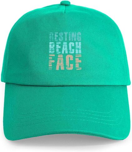 قبعة CafePress Resting Beach Face Color قبعة بيسبول قابلة للتعديل in Kuwait