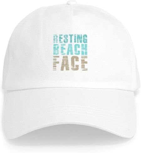 CafePress Resting Beach Face Color Cap Adjustable Baseball Cap in Saudi Arabia