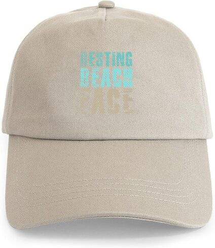 CafePress Resting Beach Face Color Cap Adjustable Baseball Cap in Saudi Arabia