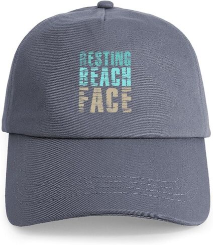 CafePress Resting Beach Face Color Cap Adjustable Baseball Cap in Saudi Arabia