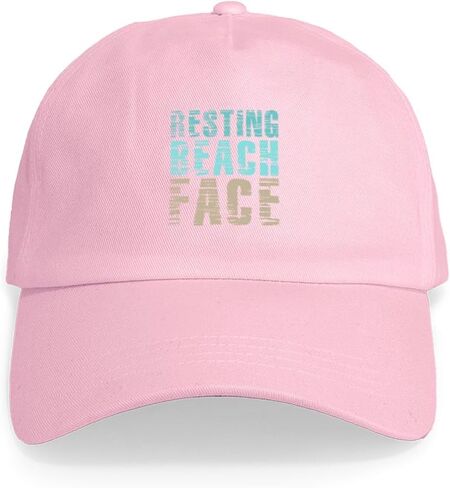 CafePress Resting Beach Face Color Cap Adjustable Baseball Cap in Saudi Arabia