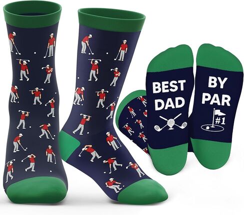 Zagkoo Golf Socks for Men - هدية ممتعة لعشاق الجولف ، الأولاد المراهقين ، المدربين ، أبي ، زوج - عيد ميلاد ، عيد الميلاد ، هدايا عيد الحب in Kuwait