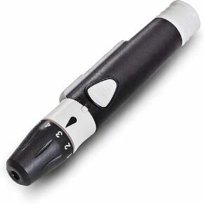 Lancing Device with Lancet Ejector – 5 Adjustable Depth Settings | with 5 Lancets Free in Kuwait