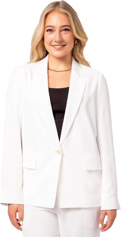 YORK & LANE Womens Packable Travel Blazer, Comfortable and Wash Friendly, Wrinkle Resistant in Saudi Arabia