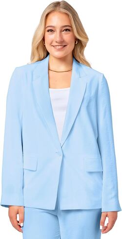 YORK & LANE Womens Packable Travel Blazer, Comfortable and Wash Friendly, Wrinkle Resistant in Saudi Arabia