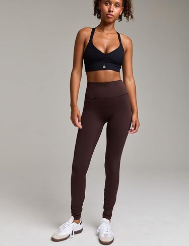Women's High Waisted No Front Seam Thick Yoga Leggings 28'' Buttery Soft Squat Proof Gym Athletic Workout Pants in Saudi Arabia