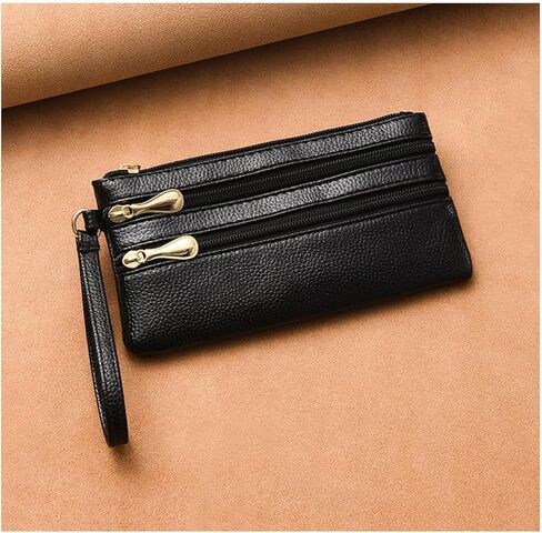 Coin Purse，Clutch Purses for Women Wallet Wristlet Small Wallet Purses Clutch Handbags Zipper Purse for Ladies Women Gifts (Dark Blue) in Saudi Arabia