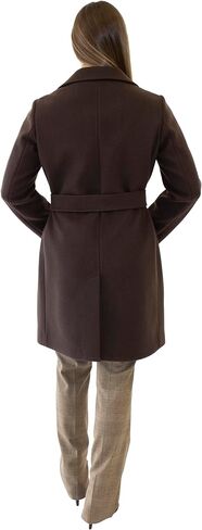Nine West womens Ah8571 - Nine West Mid-length Faux Wool Coat in Saudi Arabia