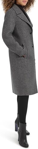 Kenneth Cole Women's Double Face Wool with Notched Collar Coat in Saudi Arabia