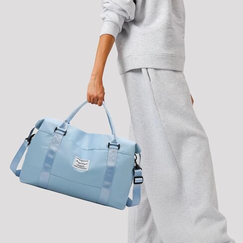 Gym Duffel Bag for Women with Shoulder Strap Lightweight Tote Travel Duffle Bag Sports Tote and Weekender Overnight Use in Saudi Arabia