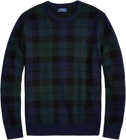 POLO RALPH LAUREN Mens Plaid Washable Wool Sweater in Saudi Arabia