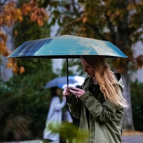 مظلة مظلات سفر مقاومة للرياح للمطر، مظلة مدمجة مقاومة للماء وخفيفة الوزن وقابلة للحمل آليًا للسفر in Saudi Arabia