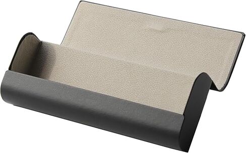 Unisex PU Leather Hard Eyeglasses Case - Durable Eyewear Protector for Most Glasses Types in Saudi Arabia
