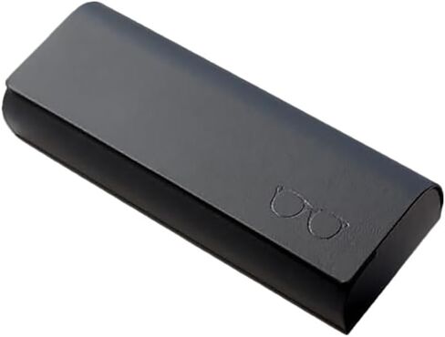 Unisex PU Leather Hard Eyeglasses Case - Durable Eyewear Protector for Most Glasses Types in Saudi Arabia