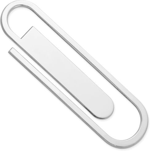 925 Sterling Silver Paperclip Link Book Mark Money Clip for Men in Saudi Arabia