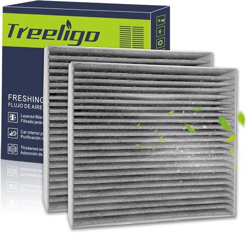 CF10727 Cabin Air Filter Compatible with BMV 1 Series M (2011), 128I/135I (2008-2013),135IS 323I 325I 325XI 328I 328XI 330I 330XI 335D 335I 335XI X1,Coconut Shell Activated Carbon Filter in Saudi Arabia