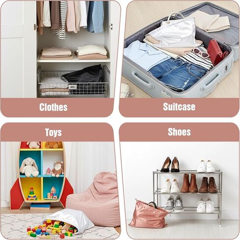 3 Pack Purse Storage Bag,3 Sizes Silk Purse Dust Bags for Storage with Drawstring, Purses Dusts Covers for Handbags, Shoes Bag for Travel Women, S & M & L in Saudi Arabia
