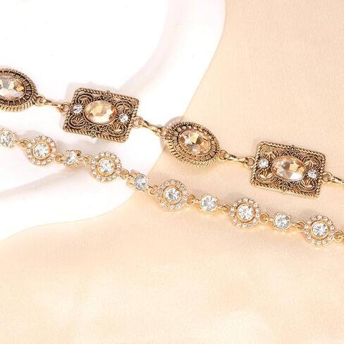 Semato Women's Vintage Golden Metal Decor Bag Chram Carved Floral Design Trouser Chain Belt Waist Chain in Saudi Arabia