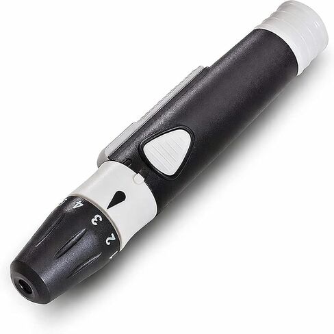 Lancing Device with Lancet Ejector – 5 Adjustable Depth Settings | with 5 Lancets Free in Kuwait