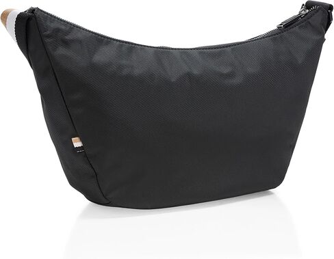 BOSS, catch hobo big logo bag, black gloss, One Size in Saudi Arabia