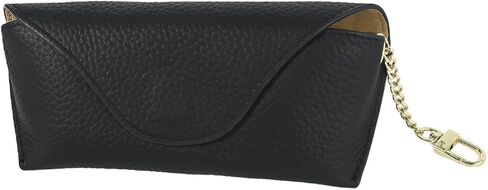 حافظة نظارات شمسية جلدية مع خطاف تعليق، حافظة نظارات شمسية ناعمة للسفر، تخزين النظارات العتيقة للرجال والنساء in Kuwait