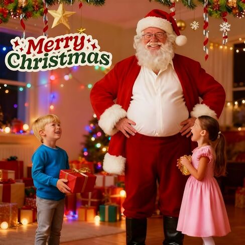 Santa Belly Stuffer, Padded Fake Belly for Santa Claus Suit, Men's Unisex Fat Belly Costume for Unisex Christmas & Halloween Cosplay in Saudi Arabia