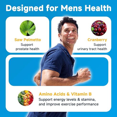 NATURE TARGET Probiotics for Men, 100 Billion CFUs Probiotics for Digestive Health with Enzymes & Prebiotics, 180 Veg Capsules, Mens Probiotic for Gut & Bloating, with Saw Palmetto for Prostate Health in Saudi Arabia