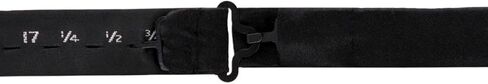 Trafalgar Men's Poirot Velvet Solid Colored Bow Tie in Saudi Arabia