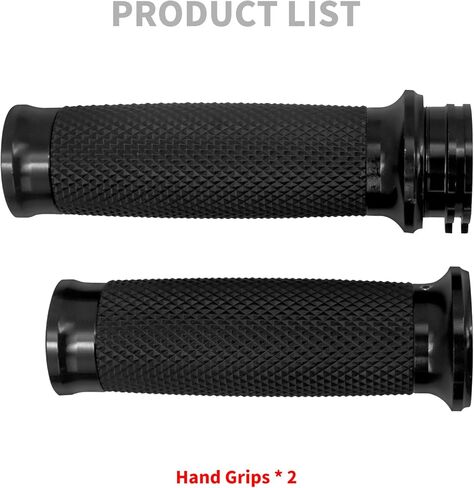 مقابض يدوية ناعمة الملمس من HDBUBALUS للدراجة النارية مقاس 1 بوصة مناسبة لدراجات Harley Touring Sportster Dyna 883 1200 Softail كروم مخصص in Kuwait